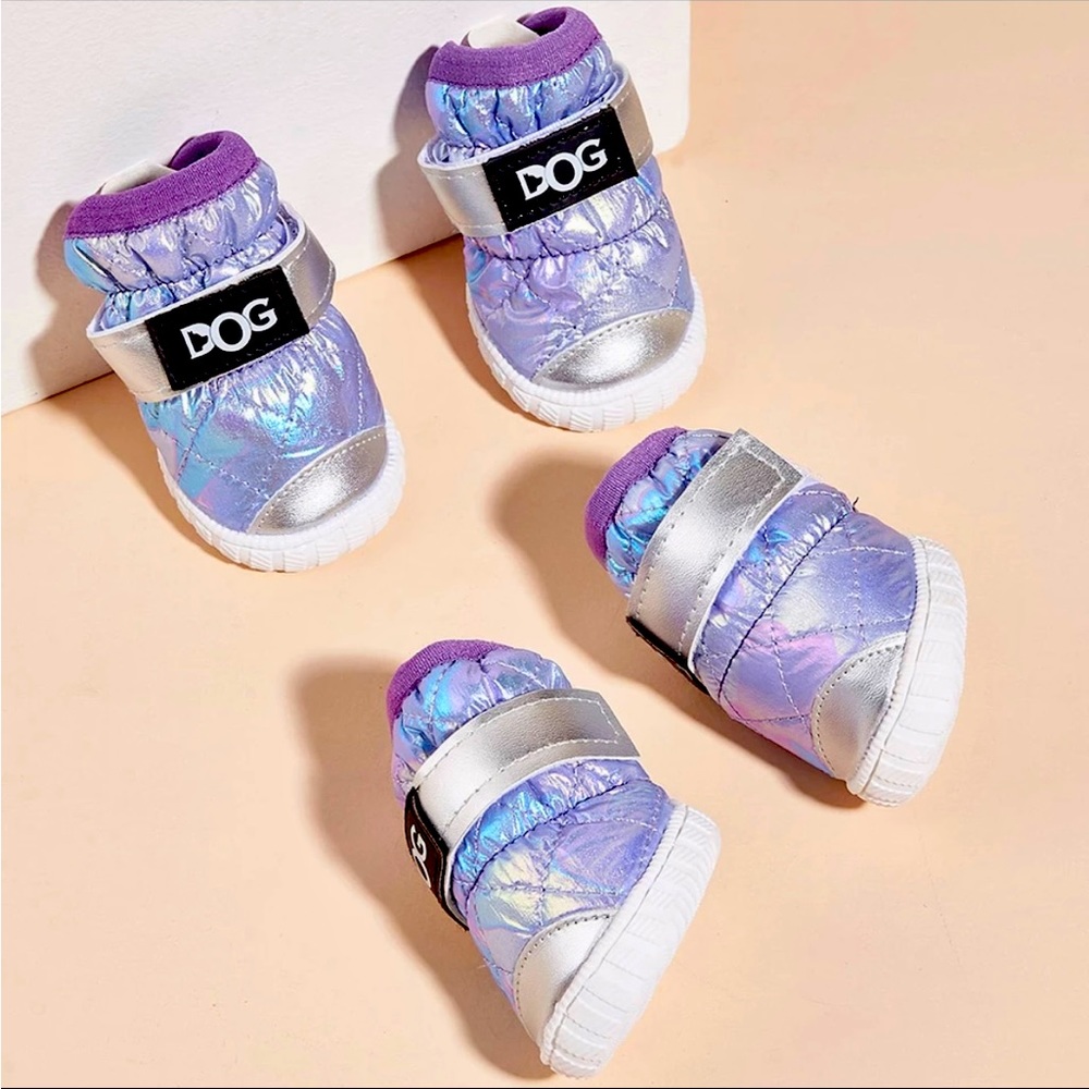 DOG Winter Moon Boots Purple Size 2